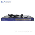 Switch de red de fibra de fibra Gigabit Ethernet administrada